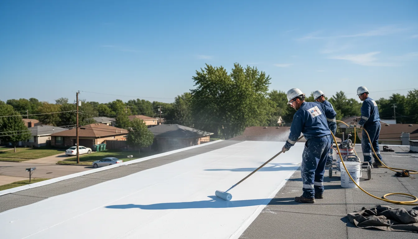 Commercial roof coating in Clinton, WI near me